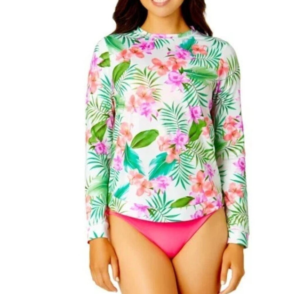 Hurley Women's Plus Size XXL Long Sleeve UPF 50+ Sun Protection Shirt NWT